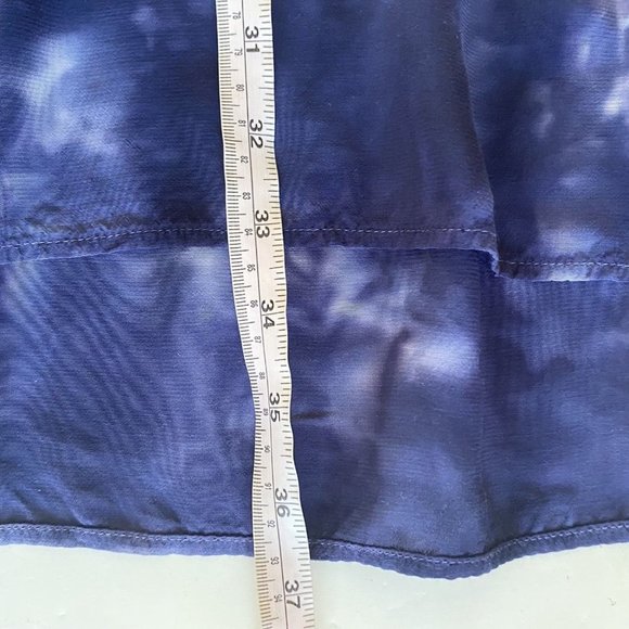 Lulus Tie‎ Dye What I Like Shirt Dress Long Sleeves Blue Size XS - Picture 7 of 9